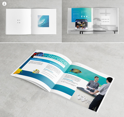 漫步水族产品手册设计 打造沉浸式品牌体验的专业设计服务